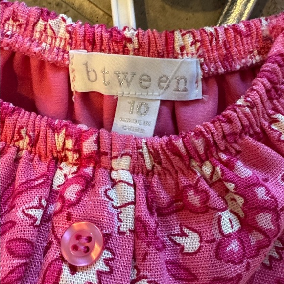 btween Pink Floral Top and Skirt Outfit - Picture 4 of 5